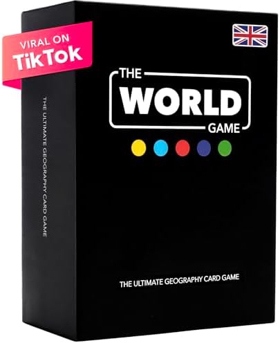 The World Game - Geography Card Game - Educational Board Game for...