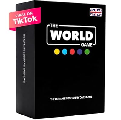 The World Game - Juego de Cartas de Geografía - Juego de Mesa Educativo para Niños, Familias y Adultos, Niñas y Adolescentes - English Version | Ya disponible en tu tienda friki favorita! En mundofriki.es!
