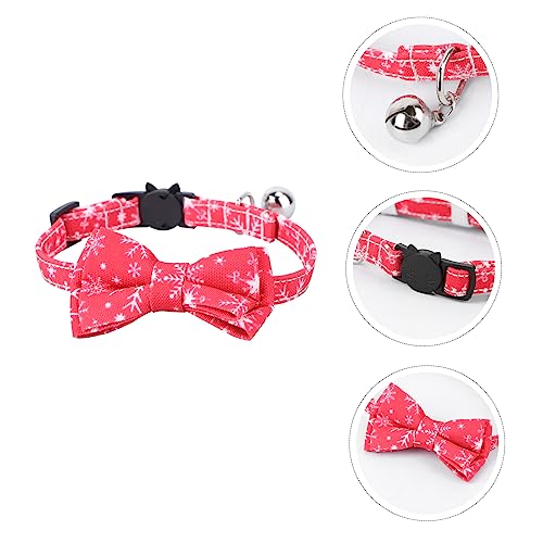Collares para gatos con cascabel navideño que evitan enganches 8