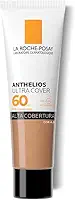 La Roche-Posay, Ultra Cover, Protetor Solar com Cor e Performance de Maquiagem, 12h de cobertura de base em uma única camada, Textura Fluida, Oil free, Toque Seco, FPS60, 30g