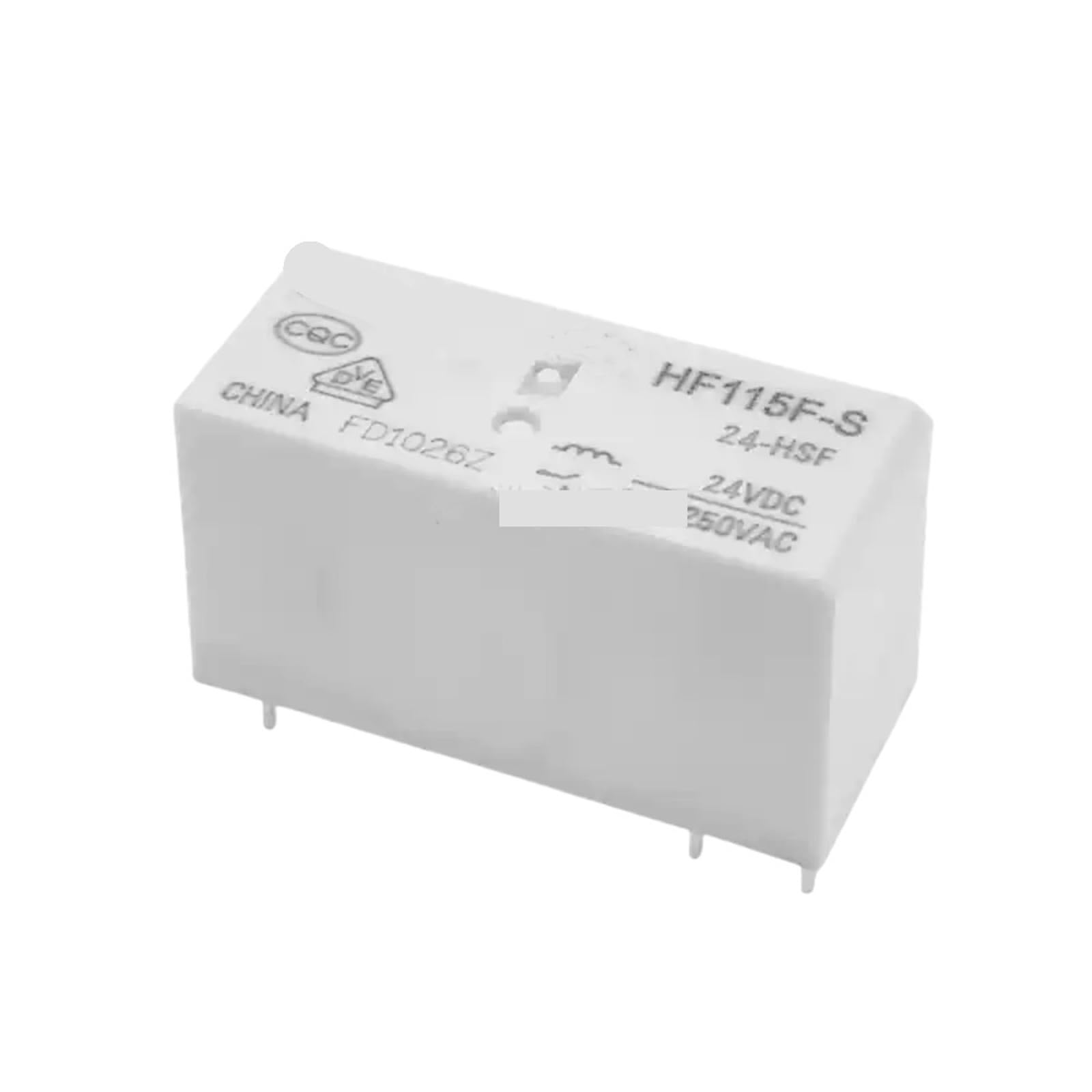 Relais de puissance HF115F-S-24-HSF 24V 16A composant électronique de commutation CC lot de 10 - 4