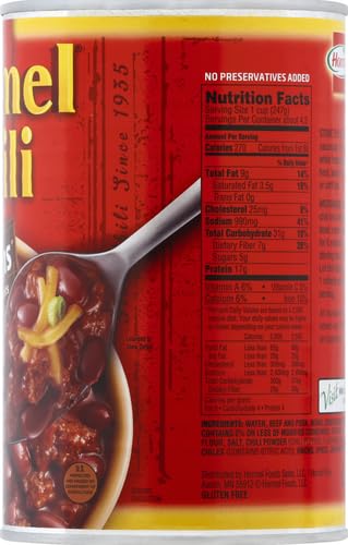 Image of Hormel Chili, with Beans 38 oz (Pack of 5)