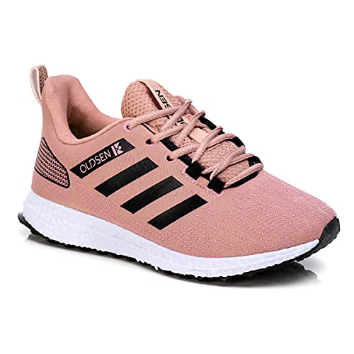 Tenis Feminino Oldsen Insanity Confortavel Dia A Dia Treino Corrida Caminha (37, ROSE)