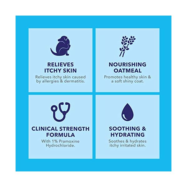 Vetnique-Labs-Dermabliss-Dog-Allergy-and-Itch-Relief-Skin-and-Coat-Health-Supplements-and-Grooming-Supplies-with-Omega-3-6-9-Biotin-Ditch-The-Itch-Itch-Relief-16oz-Shampoo Dermabliss Dog Allergy and Itch Relief - Vetnique Labs