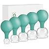 5 Stück Schröpfglas aus Echtglas Schröpfglas für Massage,Verschiedene Größen.