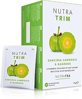 NUTRATRIM - Metabolism Tea | Detox Tea - Aids in Digestion & Controls Sugar Cravings - 20 Enveloped Tea Bags - By Nutra Tea - Herbal Tea