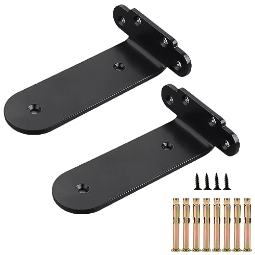 Fsmo TIEE-20 Schwarze Regalhalterungen 2er Set