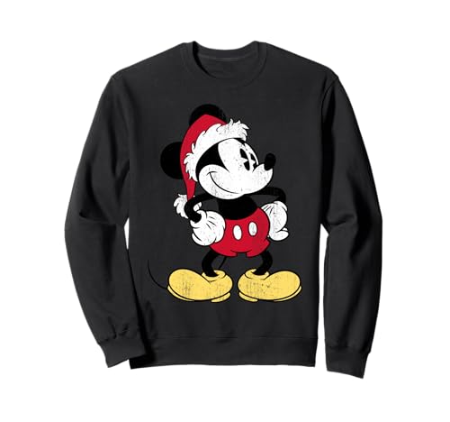 Sweatshirt Mickey Mouse Disney XL pull gris chaud et confortable