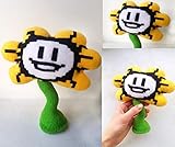 Undertale Flowey handmade plush, 7 in high
