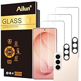 Ailun Glass Screen Protector for Galaxy S26 3 Pack + 2 Pack Camera Lens Tempered Glass Fingerprint Unlock Compatible 0.25mm Anti-Scratch Case Friendly Clear - HD [Not For S26 Plus/S26 Ultra]