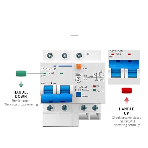 Disyuntor de corriente residual 16A para proteger electrodomésticos en días de tormenta 6