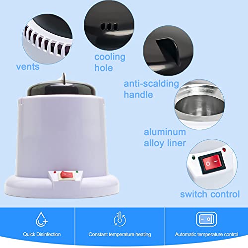 Nail Tool Sterilizer,Lxiangn Nail Art High Temperature Cleaner Pot Machine For Manicure Salon Tattoo Nipper Clippers Scissors (Sterilizer) #TOP4