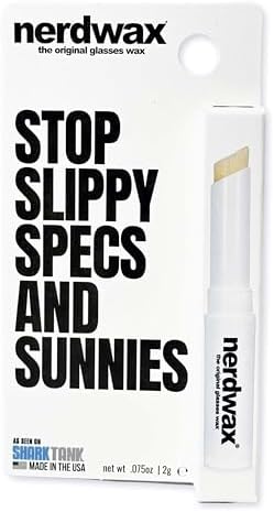Nerdwax Glasses Wax - Single | Stop Sliding Glasses | Anti-Slip Eyewear Retainer | As Seen on Shark Tank