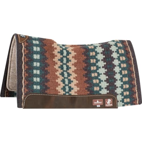Classic Equine 34x38 Zone Series Blanket Top 1in Saddle Pad Slatelatte NoSize