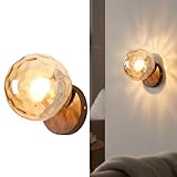【Douille E27 – Ampoule Non Incluse】Applique murale standard E27, compatible avec ampoules LED, à incandescence, type Edison et ampoules connectées (40 W max, ampoule non fournie), pour ajuster librement luminosité et température de couleur.