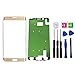 Replacement Repair Front Outer Top Glass Lens Cover Screen for Samsung Galaxy S6 Edge Plus G928F G928T G928P G928V 5.7 inch Mobile Phone Curved Surface Parts with Adhesive Tools Kit (Gold)