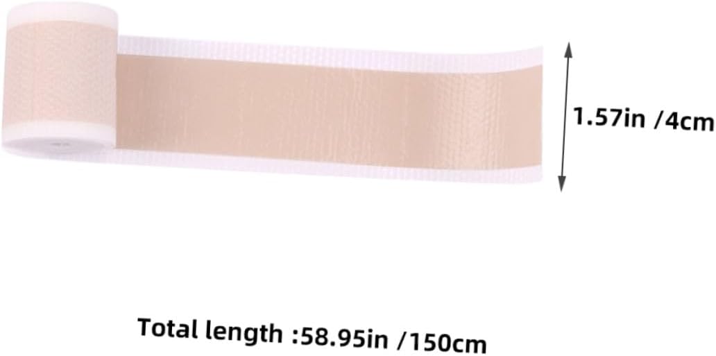 Skin Tone Silicone Patch Roll 4x150cm Breathable Waterproof Self-Adhesive Concealer Tape for Marks, Tattoos, and Acne Care
