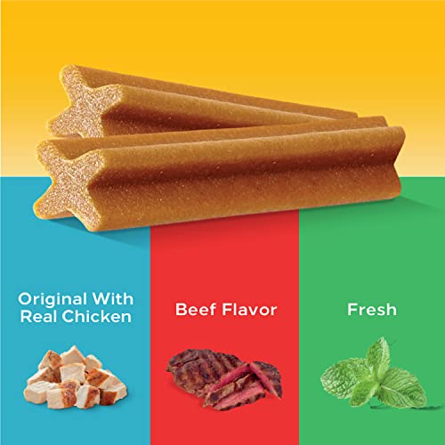 Pedigree Dentastix Large Breed Dog Treats, Original, Beef & Fresh Flavor, 2.73 lb. Variety Pack (51 Treats) #2