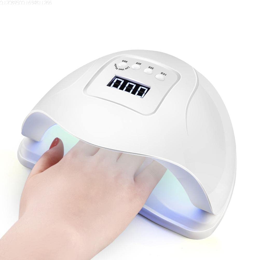 Kit de esmalte de uñas profesional de 80 W UV + LED lámpara de uñas de gel para manicura UV