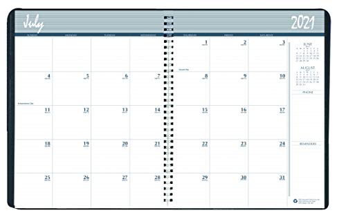 House Of Doolittle Monthly Planner, Academic, Black Cover, 8.5 X 11 Inches, July - August (Hod26502-22) #TOP24