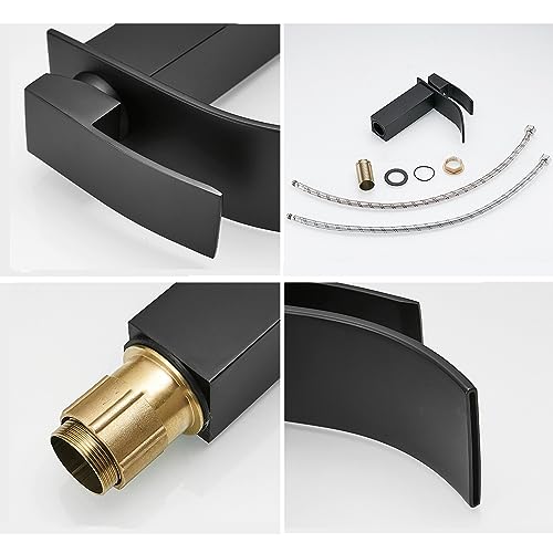 Mitigeur cascade de salle de bain haute finition monotrou LWX - 4