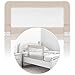 Reer 45097 Sleep'n Keep - Barrera para Cama, 150 cm Beige Beige Talla:150x150 cm