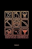 Notizbuch Battle Royale: A5 Blanko | Gamer Zocker Geschenke | Videospiel Liebhaber Notizblock & Journal | Gaming Esports