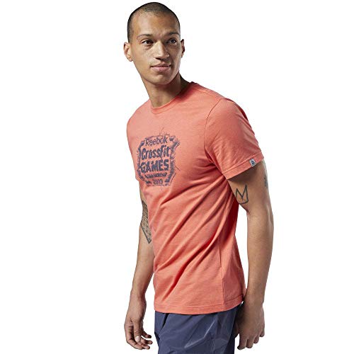 Reebok Rc Distressed Crest Tee Maglietta da Uomo