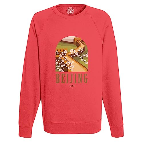 Sweat Chine Beijing pull homme monument Pékin illustration voyage