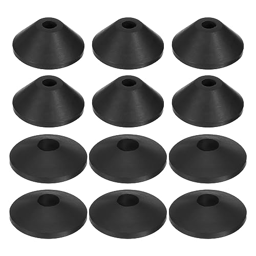 uxcell Toilet Bolt Rubber Washer, 12Pcs Conical Washers Toilet Tank Leakage Prevent Kit for Toilet Tank to Bowl Bolts