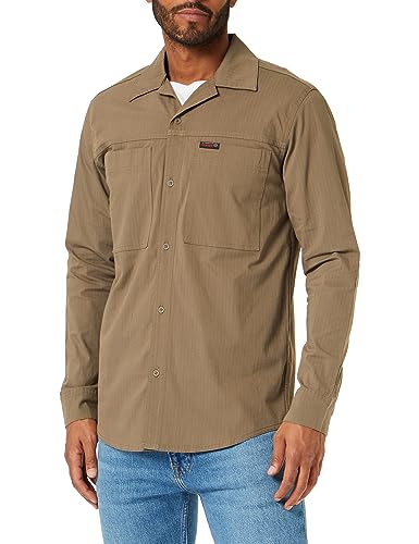 ALL TERRAIN GEAR x Wrangler Men's LS Rugged Utility Shirt, Bungee cord, XXL