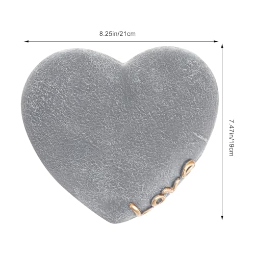 Lápida Conmemorativa de Corazón para Perros y Gatos 3