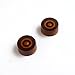 Electric Guitar Knobs for 18-spline pots,Vintage Amber (Set of 2)