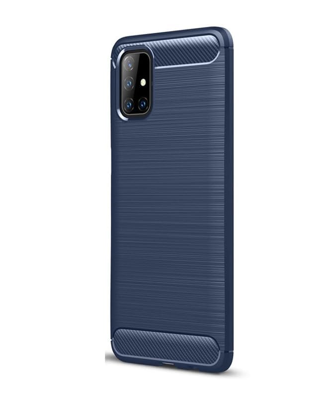 Image of Basic Case for Samsung Galaxy M51 (Carbon Fibre Blue)
