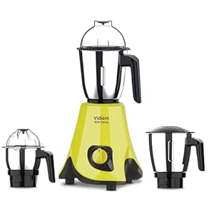 Vidiem Eva Citron Mixer Grinder 550watts with UL Certified Motor-110 Volts