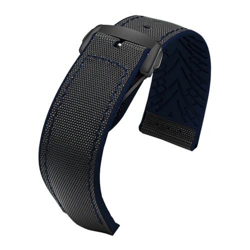 [-ł] IK Xgbv V[}X^[ 007 X[p[t@C^[ o^tC tC h VR EHb` Xgbv jp 20mm 22mm ƌ݊̂鎞voh(Black Blue-rose-Z3,20mm)