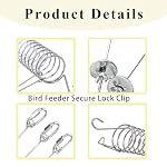 2Pcs Rat Enrichment Toys,Bird Cage Food Fruit Vegetable Holder,304 Stainless Steel Foraging Toy,Fancy Mice Cage Accessories Puzzle Toy,Hanging Rodent Toys Slow Feeder,Bird Foraging for Parakeet - Image 5