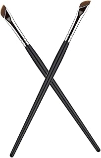 Juego de 2 brochas de maquillaje en ángulo y ...