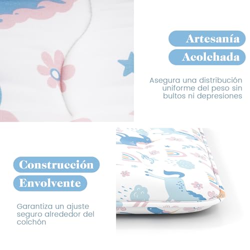Miniatura 6 de Goplus Colchón Futón Japonés 1 2 Personas, Colchoneta Plegable Y Portátil Con Bolsa De Transporte, Tapete De Tatami Para Camping Viaje Iris,200 X 140 Cm