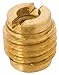 6-32 Int. Coarse THD.350 Ext. THD.375 Lg, E-Z LOK Knife Thread Inserts for Wood (1 Each)