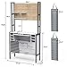 GDLF Organization and Storage Cabinet Compatible with Cricut Machines, Accessories Organizer Craft Cabinet with Pegboard, Vinyl Holders Large Craft Room Furniture 37