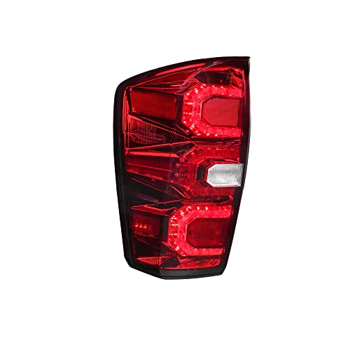 Mostplus Pair Full Led Tail Lights W/ Red Turn Signal Rear Lamps Compatible With 2016-2021 Toyota Tacoma #TOP4