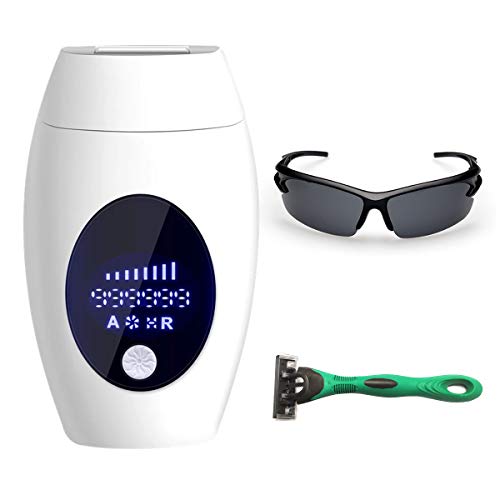 IPL Hair Removal Device Permanent Painless 999,999 Flashes and 8 Energy Levels Facial