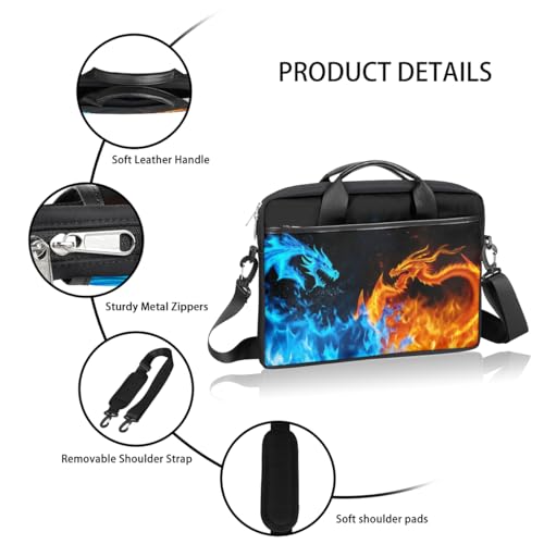 Image of Laptop Case Bag,15.6 inch Laptop Sleeve Bag,Shockproof Protective Computer Cover,Water Resistant Notebook Briefcase(25)