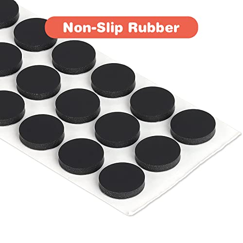 Furniture Silicone Rubber Pads With 3M Self Adhesive Protects Drawers, Desks, Kitchen Cabinets And Furniture Against Bumps And Scratches (Round 0.39 * 0.08In) (405) #TOP1
