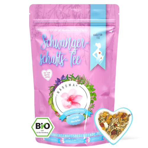 NAROMA Schwangerschaftstee BIO| 100 % BIO | loser Kräutertee mit Früchten | Tee Schwangerschaft Cover