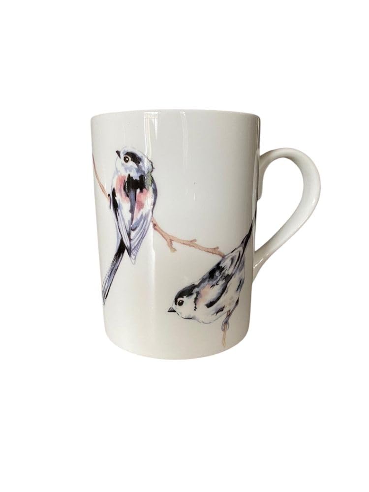 Mug Décoratif Roy Kirkham - Motif Oiseau Sur Fond Blanc - Occasion En Bon état - Parfait Pour Le Thé Ou Le Café