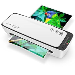 Laminator Machine with Laminating Sheets A4 Portable Thermal Lamination 9-Inch Laminate for Personal Office School Home…
