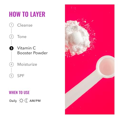 Good Molecules Vitamin C Booster Powder - 100% L-Ascorbic Acid for Collagen Production - Vitamin C Powdered Face Serum Booster for Anti Aging, Skin Care - Image 5