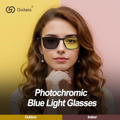 Image of Goiteia Orange Blue Light Blocking Glasses, Amber Easier Sleep Glasses